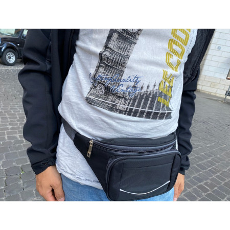 Borseta, gri, 33 x 13 CM