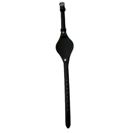 Bratara ceas Cyrax, compatibila ceas Fossil ES, 8 mm, din piele, Negru Leather