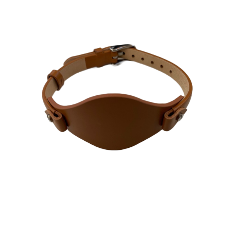 Bratara ceas Cyrax, compatibila ceas Fossil ES, 8 mm, din piele, maro cognac