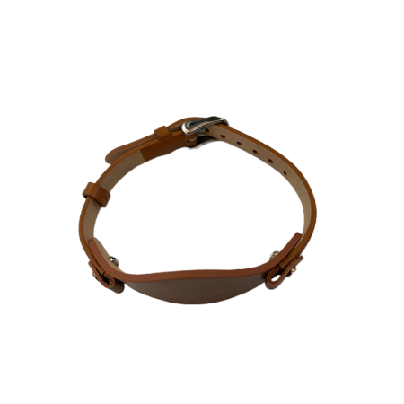 Bratara ceas Cyrax, compatibila ceas Fossil ES, 8 mm, din piele, maro cognac