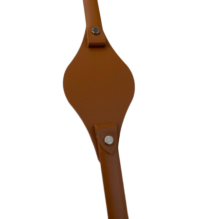 Bratara ceas Cyrax, compatibila ceas Fossil ES, 8 mm, din piele, maro cognac