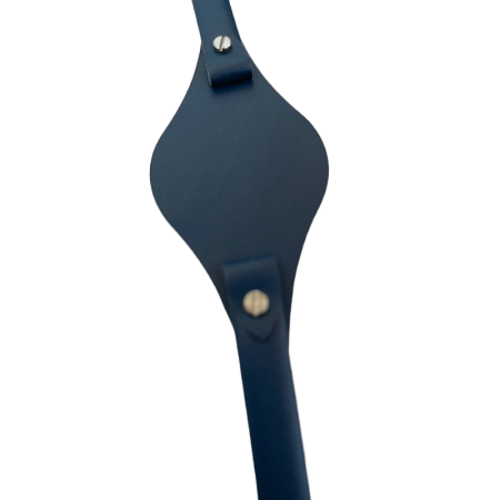 Bratara ceas Cyrax, compatibila ceas Fossil ES, 8 mm, din piele, Albastru Cosmic