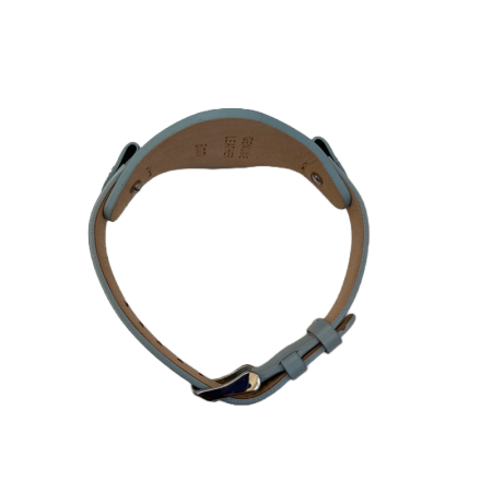 Bratara ceas Cyrax, compatibila ceas Fossil ES, 8 mm, din piele, bleu