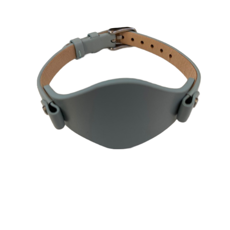 Bratara ceas Cyrax, compatibila ceas Fossil ES, 8 mm, din piele, bleu