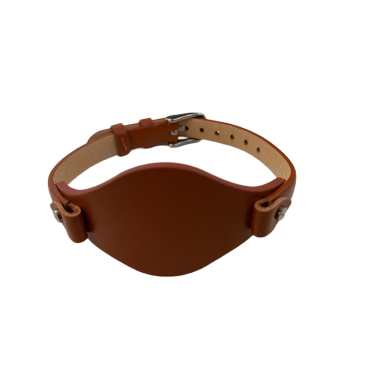 Bratara ceas Cyrax, compatibila ceas Fossil ES, 8 mm, din piele, maro roscat