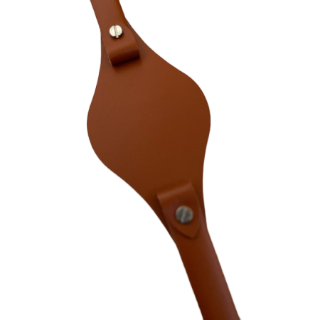 Bratara ceas Cyrax, compatibila ceas Fossil ES, 8 mm, din piele, maro roscat