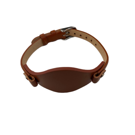 Bratara ceas Cyrax, compatibila ceas Fossil ES, 8 mm, din piele, maro roscat