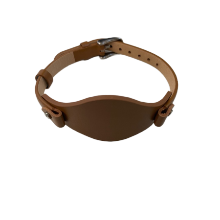 Bratara ceas Cyrax, compatibila ceas Fossil ES, 8 mm, din piele, maro tutun