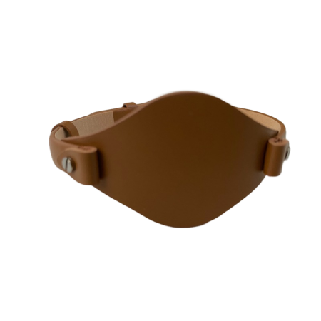 Bratara ceas Cyrax, compatibila ceas Fossil ES, 8 mm, din piele, maro tutun