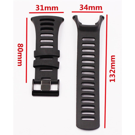 Bratara ceas Cyrax, compatibil Suunto Ambit, negru