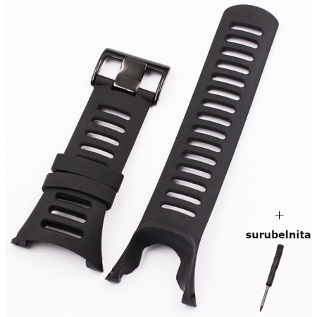 Bratara ceas Cyrax, compatibil Suunto Ambit, negru