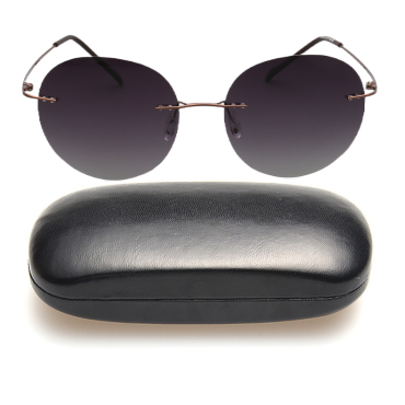 Ochelari soare cu toc, polarizati, violet, 53x17x140mm