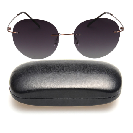 Ochelari soare cu toc, polarizati, violet, 53x17x140mm