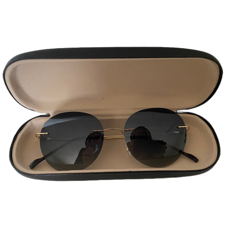 Ochelari soare cu toc, polarizati, negru, 53x17x140mm