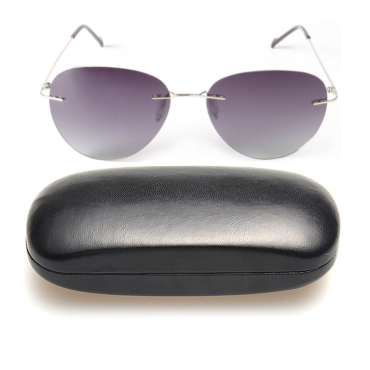 Ochelari soare aviator, polarizati, purpuriu, cu toc