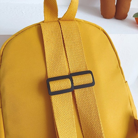 Ghiozdan copii gradinita, scoala, textil, ultrausor, galben 32x25x12 cm