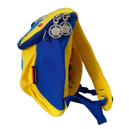 Ghiozdan pentru copii prescolari gradinita cresa, dinozaur, galben, 25x28 cm