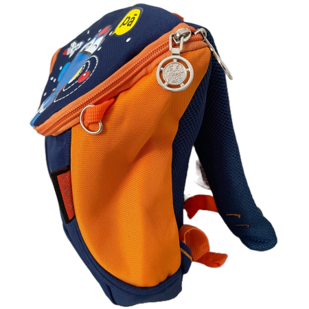 Ghiozdan pentru copii prescolari gradinita cresa, dinozaur, albastru, 25x28 cm