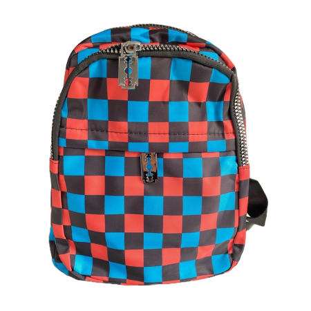 Ghiozdan cu patratele, 26x30x15 cm