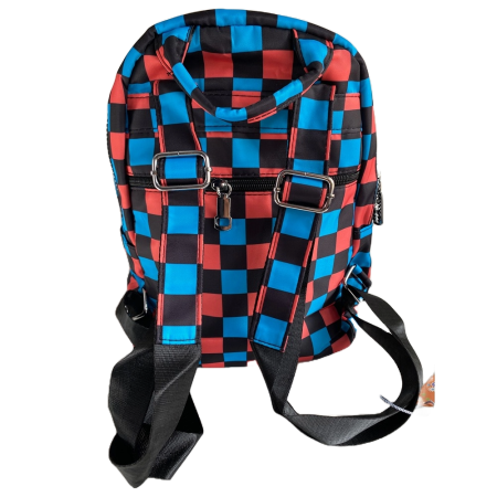 Ghiozdan cu patratele, 26x30x15 cm