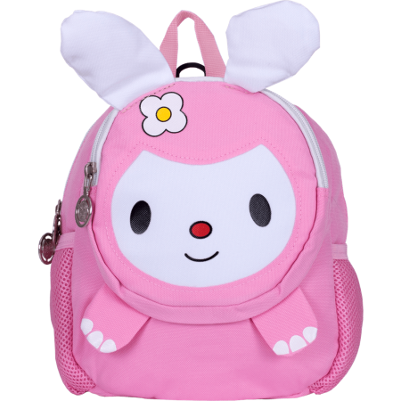 Ghiozdan pentru copii prescolari gradinita cresa, rotund, roz, 25x25 cm