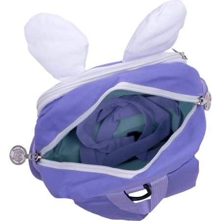 Ghiozdan pentru copii prescolari gradinita cresa, rotund, mov, 25x25 cm