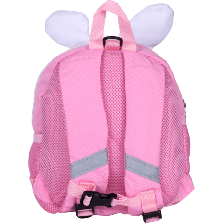 Ghiozdan pentru copii prescolari gradinita cresa, rotund, roz, 25x25 cm