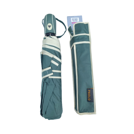 Umbrela dama, pliabila, antivant, verde, Ø90 cm