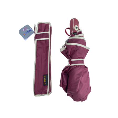 Umbrela dama, pliabila, antivant, fuchsia, Ø90 cm