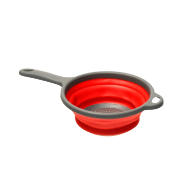 Strecuratoare pentru paste pliabila rosie, 18 cm