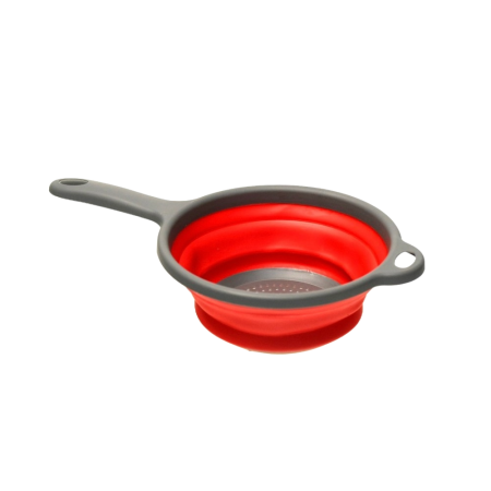 Strecuratoare pentru paste pliabila rosie, 18 cm