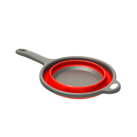 Strecuratoare pentru paste pliabila rosie, 18 cm