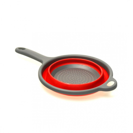Strecuratoare pentru paste pliabila rosie, 22 cm