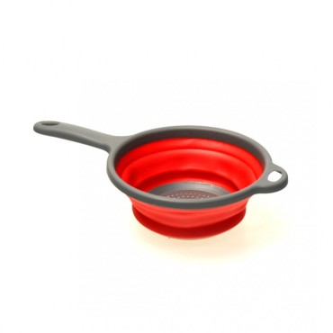 Strecuratoare pentru paste pliabila rosie, 22 cm