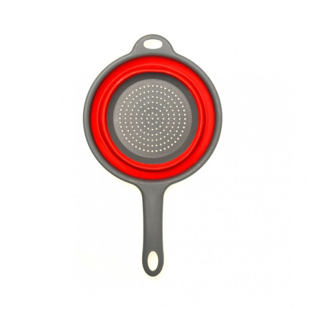 Strecuratoare pentru paste pliabila rosie, 22 cm