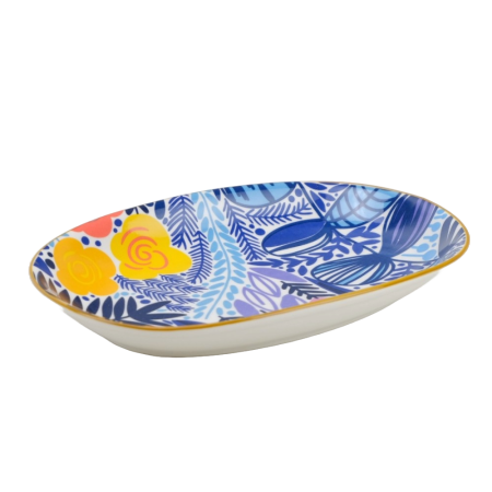 Tava farfurie cuptor ceramica, 23.5x15 cm