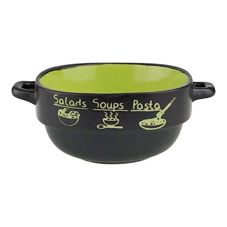 Bol supa, salata, paste, Verde, 7.5x15cm