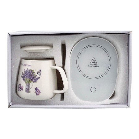 Cana model cu lavanda si capac, cu incalzitor la priza