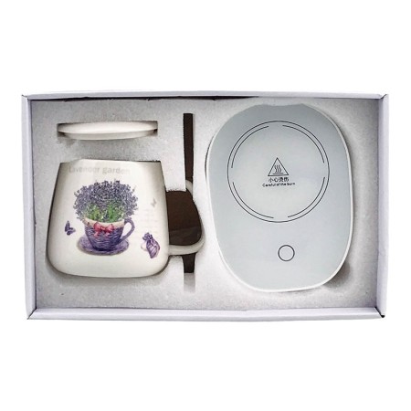 Cana model cu lavanda si capac, cu incalzitor la priza