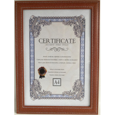 Rama foto A4, 25x34 cm, maro