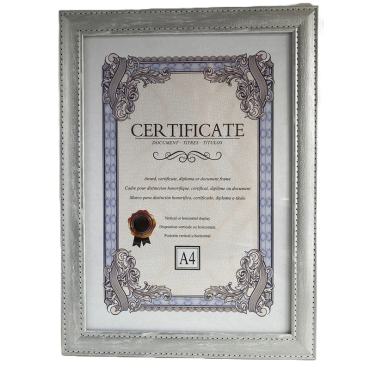 Rama foto A4, 25x34 cm, argintiu