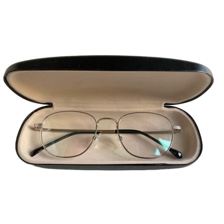 Rame ochelari de vedere cu toc, argintiu, 50x18x142 mm