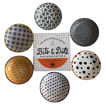 Set 6 farfurii servire, alb, 9.5cm