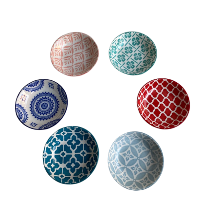 Set 6 farfurii servire, 9.5cm