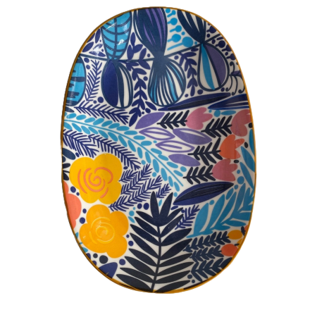 Tava farfurie cuptor ceramica, 23.5x15 cm