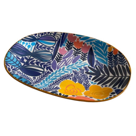 Tava farfurie cuptor ceramica, 23.5x15 cm