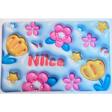 Covoras usa/baie, cauciuc, anti aderent 38x58 cm