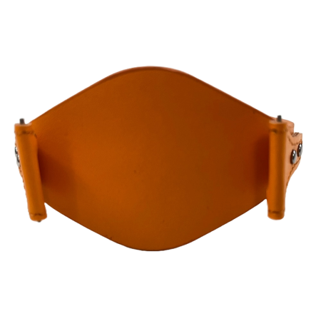 Curea ceas Cyrax, compatibila ceas Fossil ES3615, 12 mm, din piele, Portocaliu