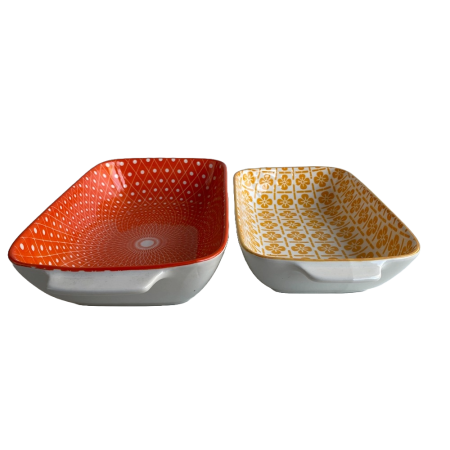 Set 2 platouri cuptor, termorezistente