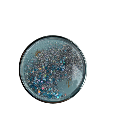 Cana din ceramica cu capac, 360ml, Bleumarin perlat